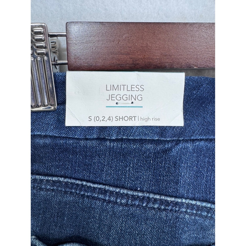 Maurices S Short Blue Jeggings Women's Limitless High Rise Button Fly - Picture 4 of 6